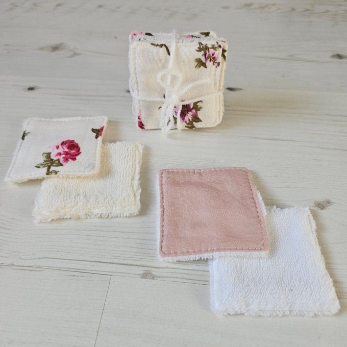 Lot de lingettes "Roses"